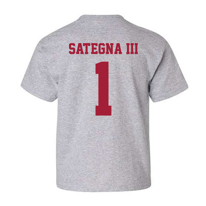 Oklahoma - NCAA Football : Isaiah Sategna III - Classic Shersey Youth T-Shirt-1