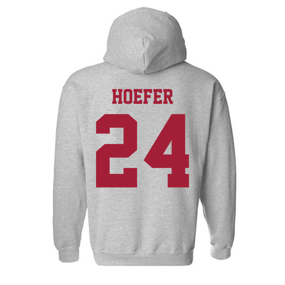 Oklahoma - NCAA Women's Soccer : Natalie Hoefer - Classic Shersey Hooded Sweatshirt-1