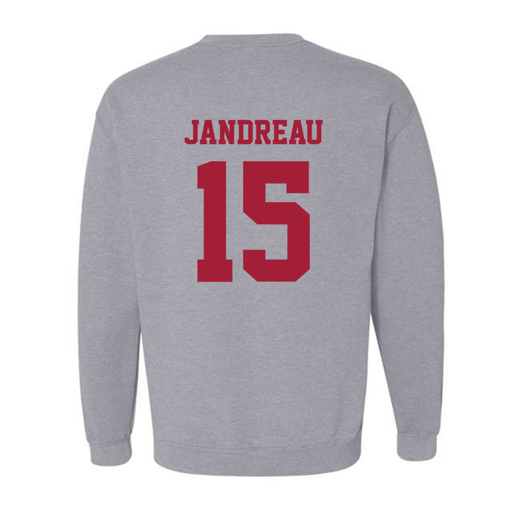 Oklahoma - NCAA Football : Beau Jandreau - Classic Shersey Crewneck Sweatshirt-1