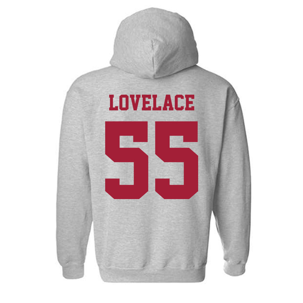 Oklahoma - NCAA Men's Basketball : Reid Lovelace - Classic Shersey Hooded Sweatshirt-1