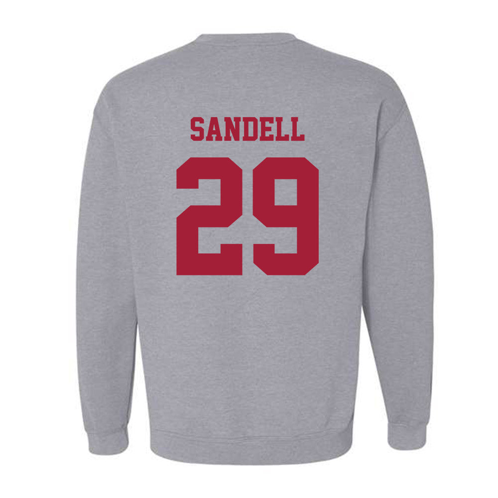 Oklahoma - NCAA Football : Tate Sandell - Classic Shersey Crewneck Sweatshirt-1