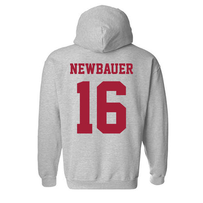 Oklahoma - NCAA Football : Whitt Newbauer - Classic Shersey Hooded Sweatshirt-1
