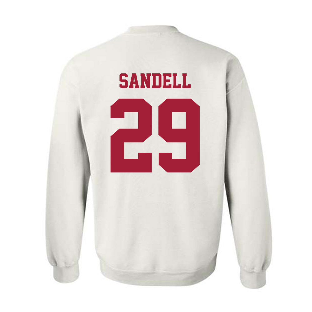 Oklahoma - NCAA Football : Tate Sandell - Classic Shersey Crewneck Sweatshirt-1