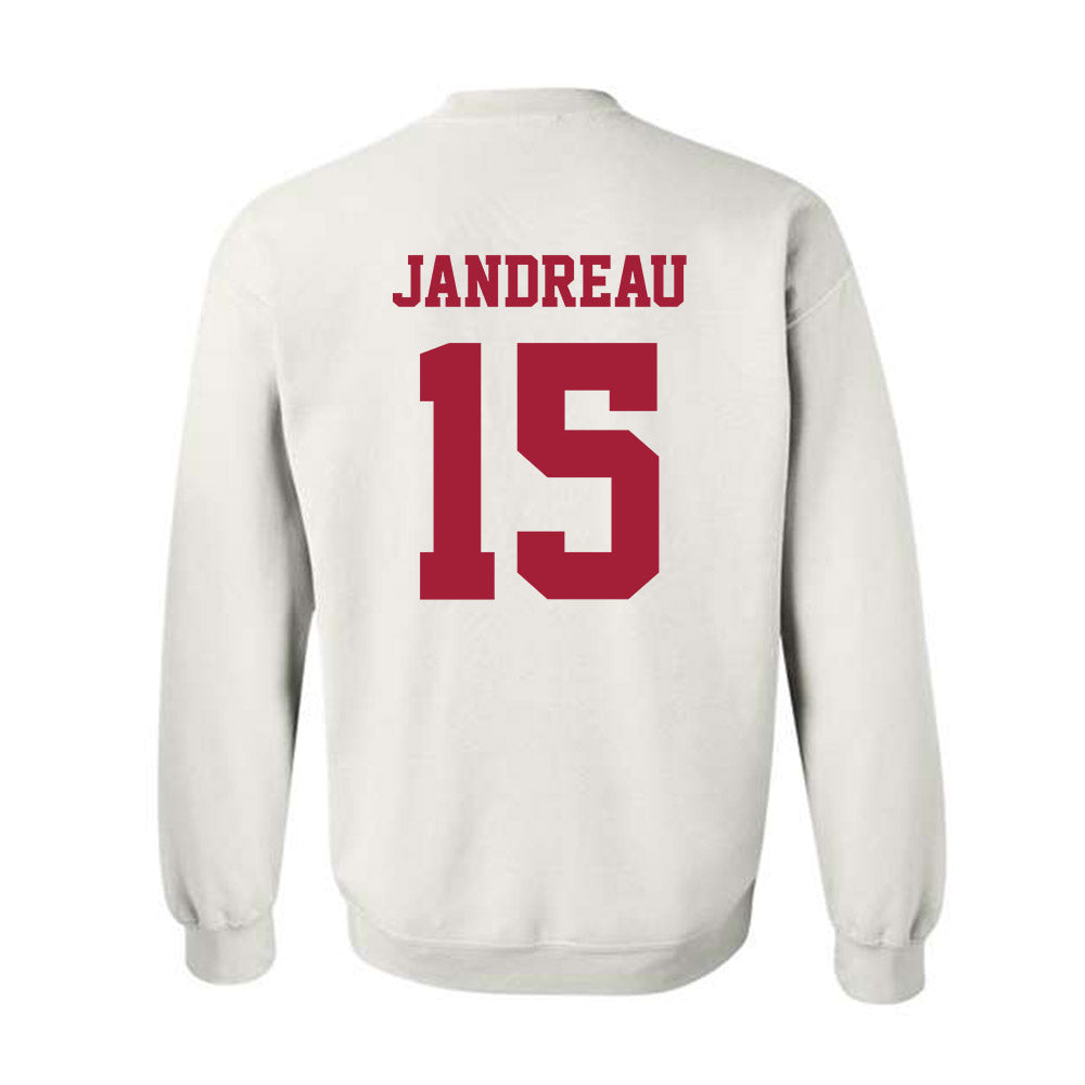 Oklahoma - NCAA Football : Beau Jandreau - Classic Shersey Crewneck Sweatshirt-1