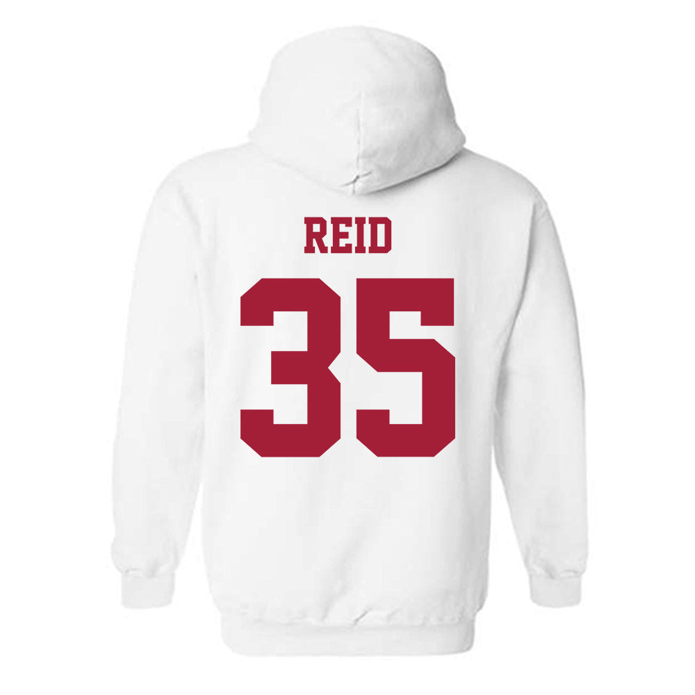 Oklahoma - NCAA Men's Basketball : Derrion Reid - Classic Shersey Hooded Sweatshirt-1