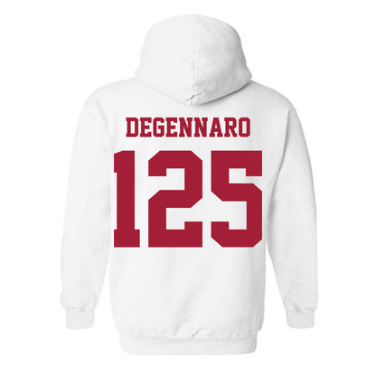 Oklahoma - NCAA Wrestling : Sebastian Degennaro - Classic Shersey Hooded Sweatshirt-1