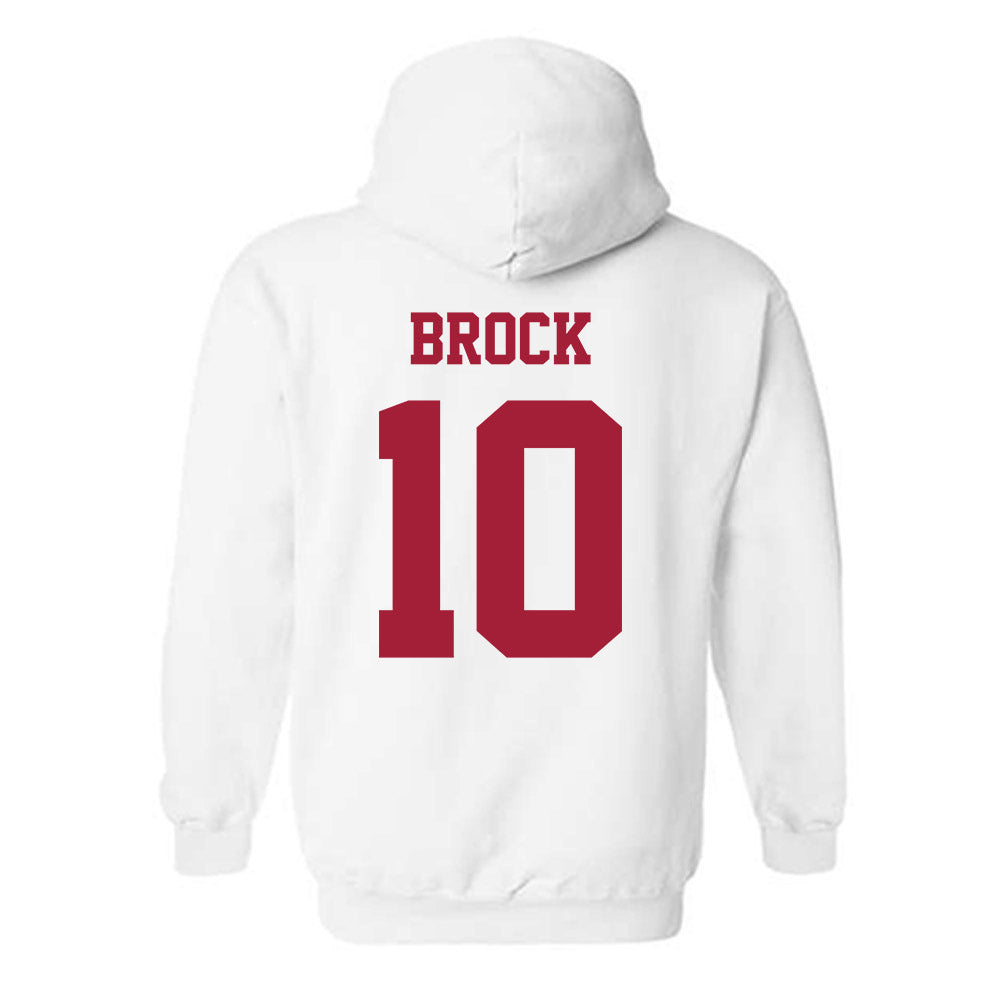 Oklahoma - NCAA Baseball : Brendan Brock - Classic Shersey Hooded Sweatshirt-1