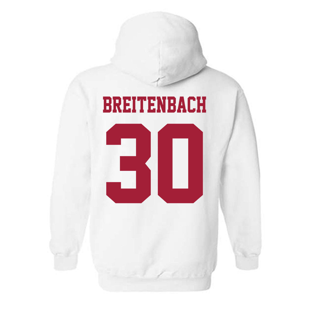 Oklahoma - NCAA Baseball : Finn Breitenbach - Classic Shersey Hooded Sweatshirt-1