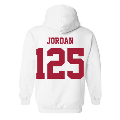 Oklahoma - NCAA Wrestling : Beric Jordan - Classic Shersey Hooded Sweatshirt-1