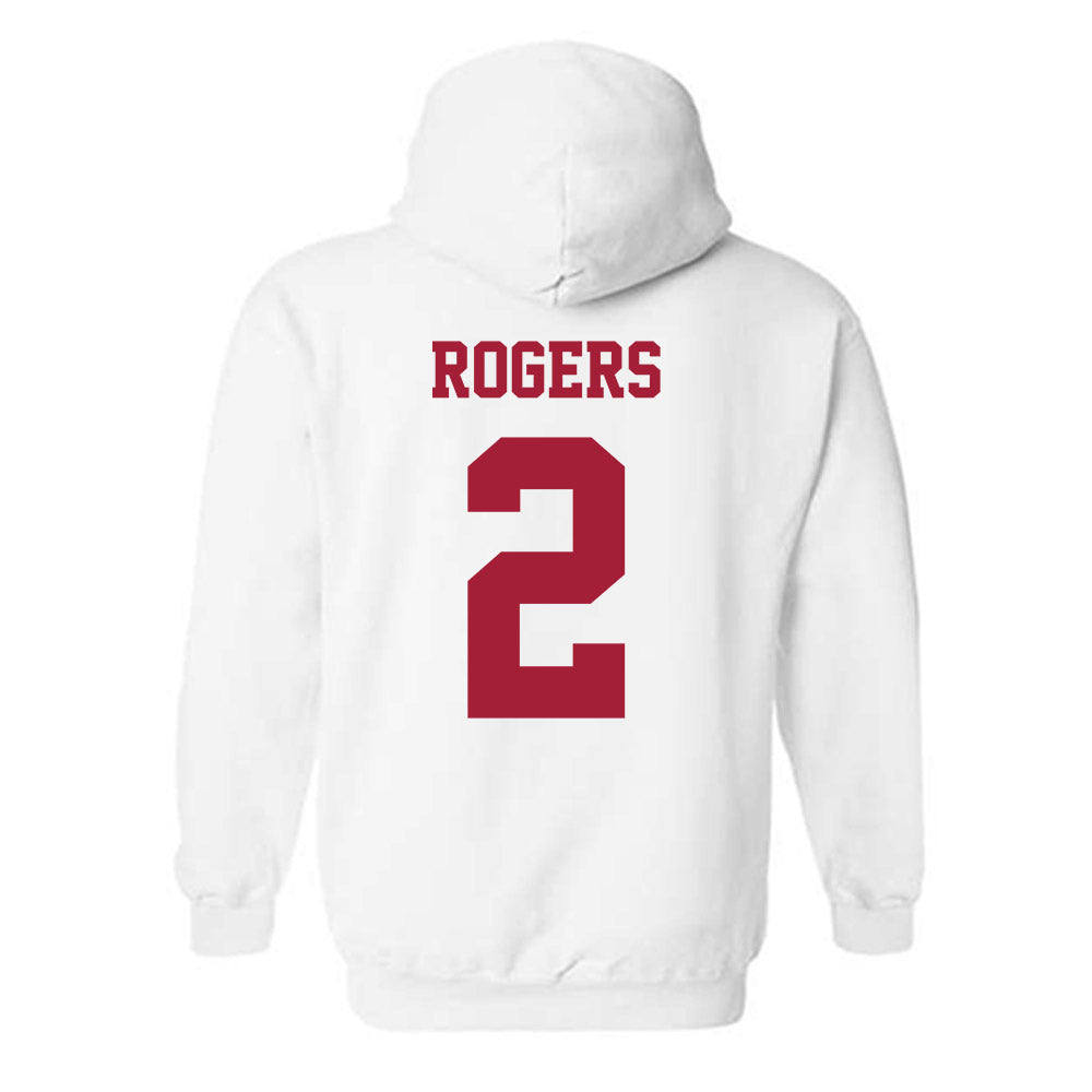 Oklahoma - NCAA Football : Jahsiear Rogers - Classic Shersey Hooded Sweatshirt-1