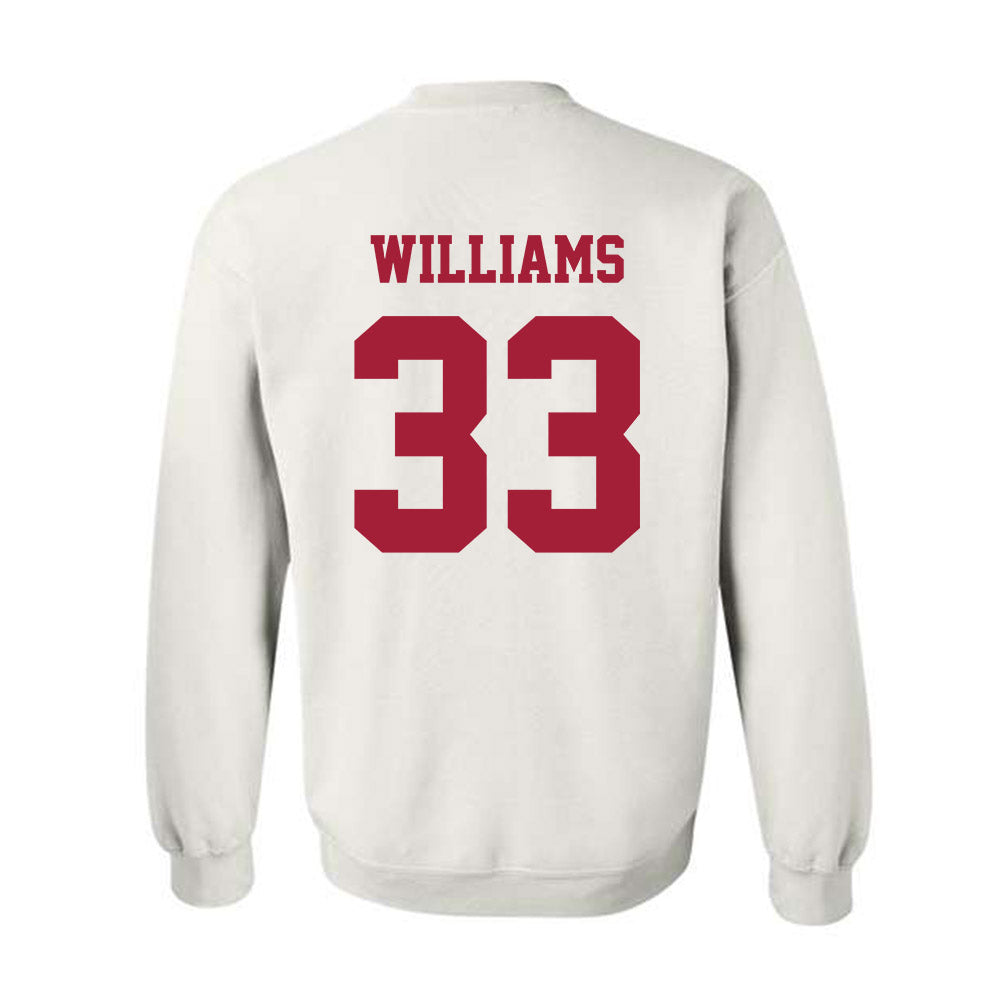 Oklahoma - NCAA Baseball : Isaac Williams - Classic Shersey Crewneck Sweatshirt-1