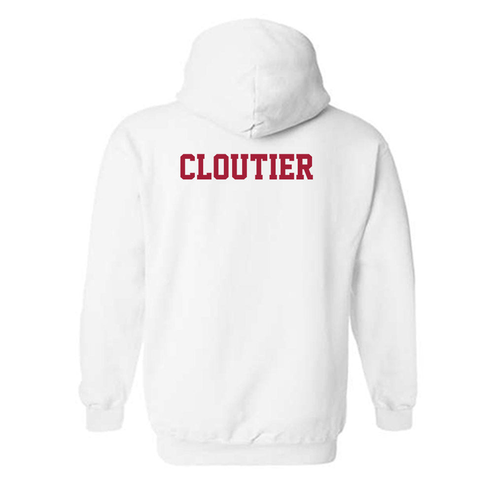 Oklahoma - NCAA Women's Track & Field : Emily Cloutier - Classic Shersey Hooded Sweatshirt-1