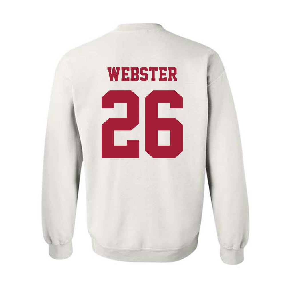 Oklahoma - NCAA Football : eLGee Webster - Classic Shersey Crewneck Sweatshirt-1