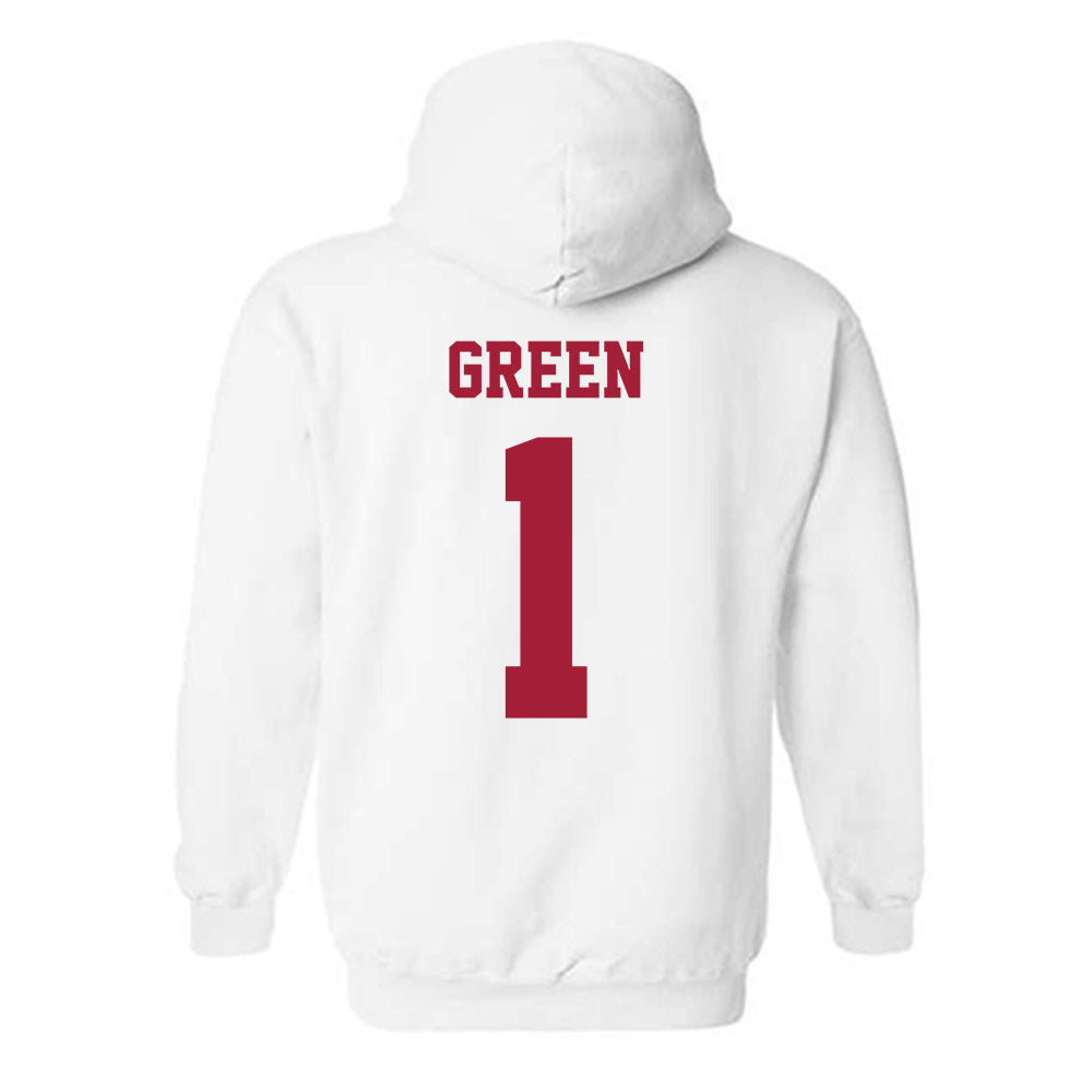 Oklahoma - NCAA Men's Track & Field : Bj Green - Hooded Sweatshirt Classic Shersey