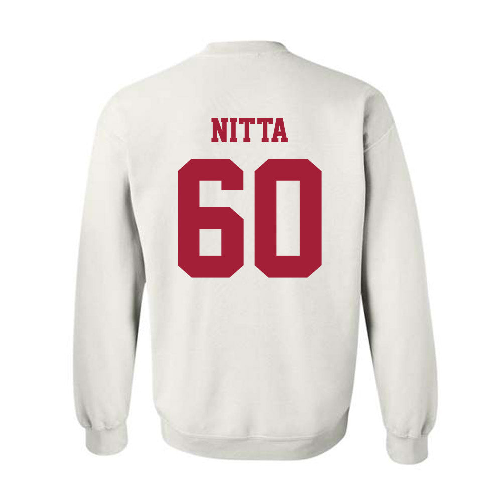 Oklahoma - NCAA Football : Caleb Nitta - Classic Shersey Crewneck Sweatshirt-1