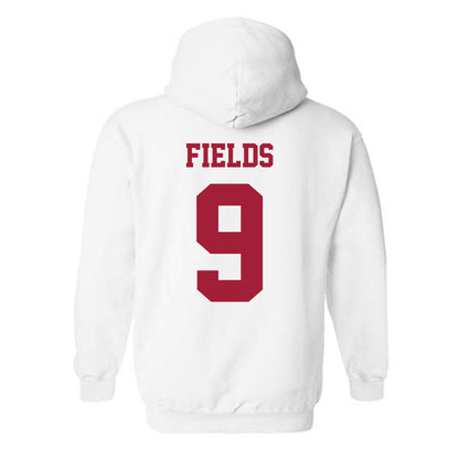 Oklahoma - NCAA Football : Dakoda Fields - Classic Shersey Hooded Sweatshirt-1