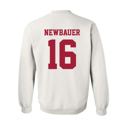 Oklahoma - NCAA Football : Whitt Newbauer - Classic Shersey Crewneck Sweatshirt-1