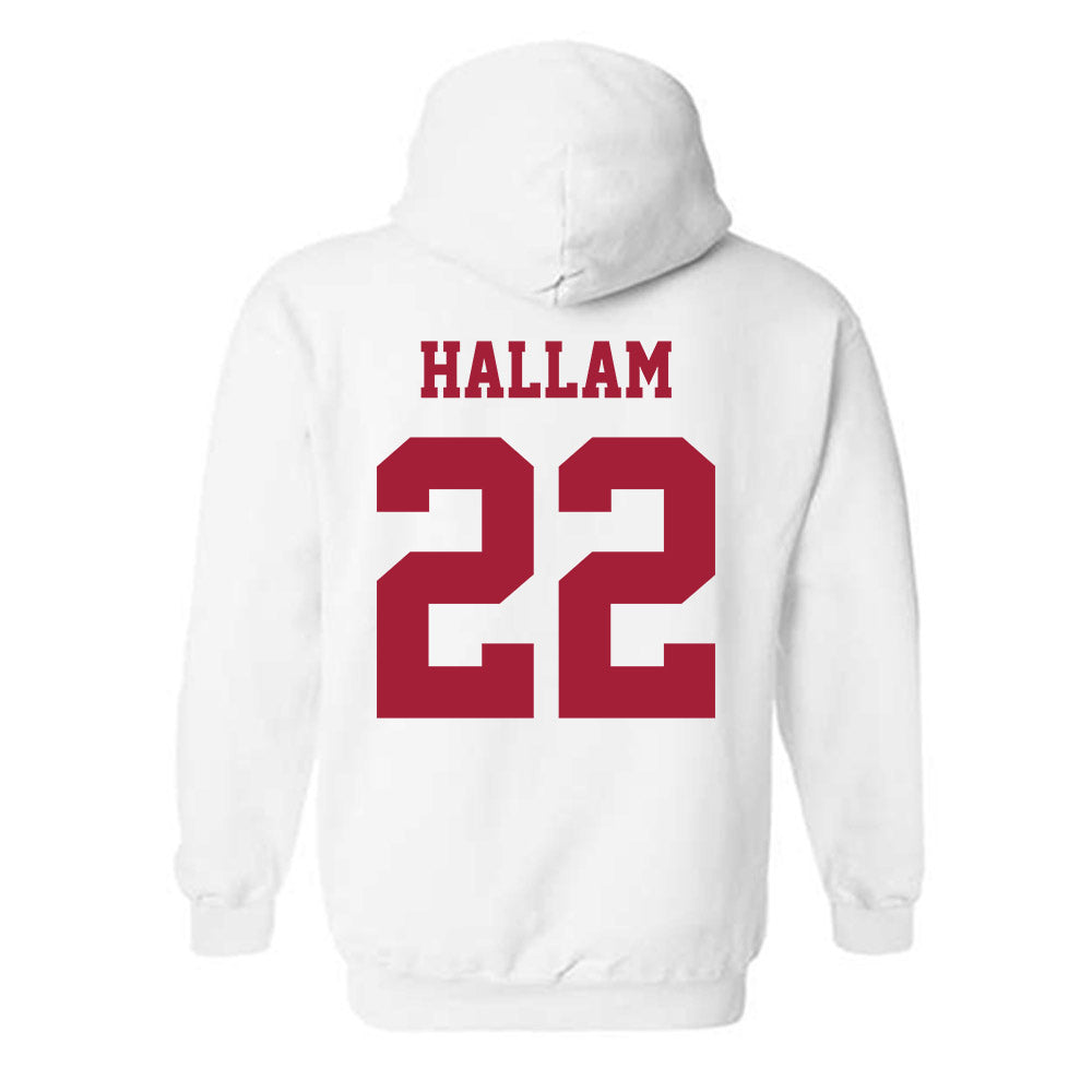 Oklahoma - NCAA Women's Soccer : Brenna Hallam - Classic Shersey Hooded Sweatshirt-1