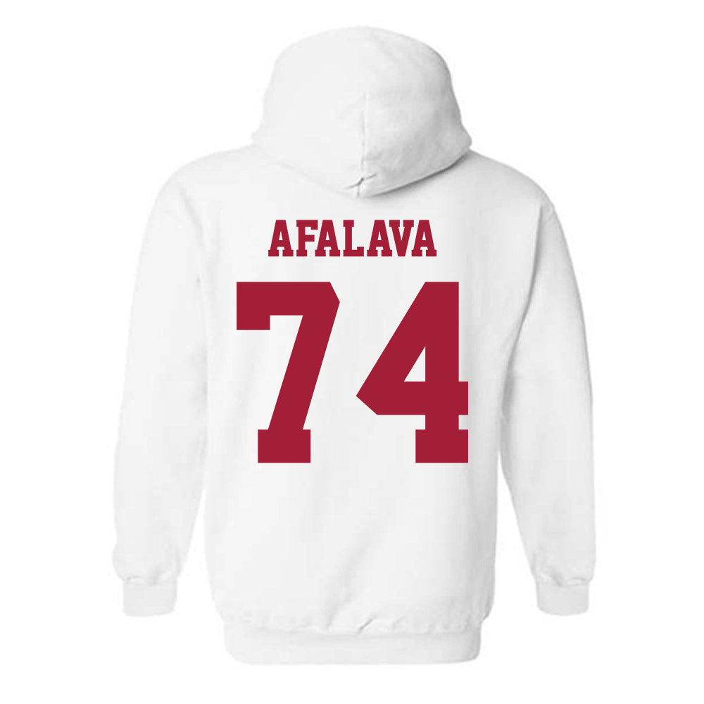 Oklahoma - NCAA Football : Darius Afalava - Classic Shersey Hooded Sweatshirt-1