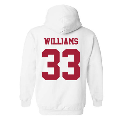 Oklahoma - NCAA Baseball : Isaac Williams - Classic Shersey Hooded Sweatshirt-1