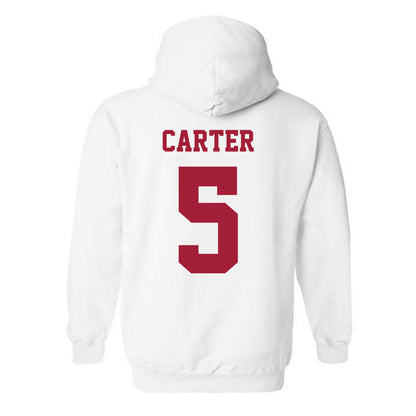 Oklahoma - NCAA Football : Jermichael Carter - Classic Shersey Hooded Sweatshirt-1