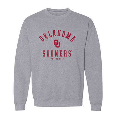 Oklahoma - NCAA Women's Volleyball : Halle Delince - Classic Shersey Crewneck Sweatshirt-0