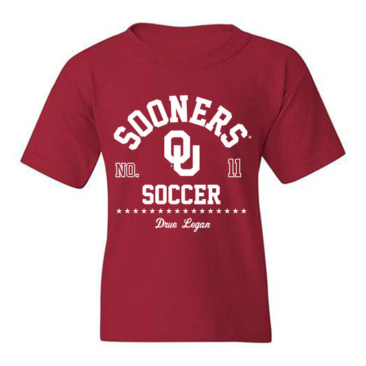 Oklahoma - NCAA Women's Soccer : Drue Legan - Classic Fashion Shersey Youth T-Shirt-0