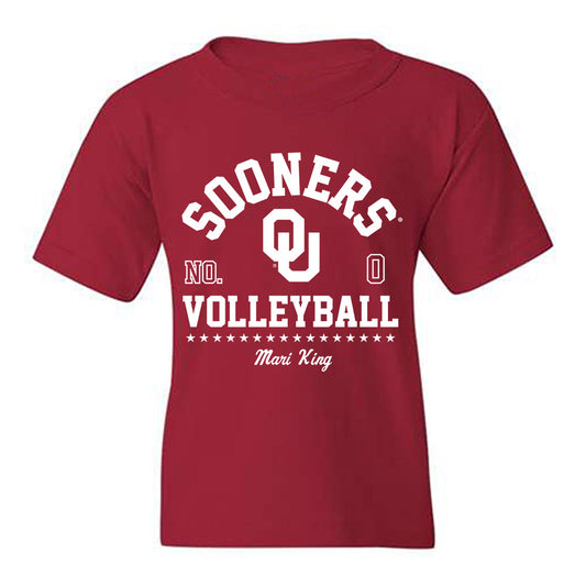 Oklahoma - NCAA Women's Volleyball : Mari King - Classic Fashion Shersey Youth T-Shirt-0