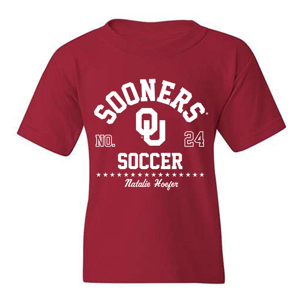 Oklahoma - NCAA Women's Soccer : Natalie Hoefer - Classic Fashion Shersey Youth T-Shirt-0