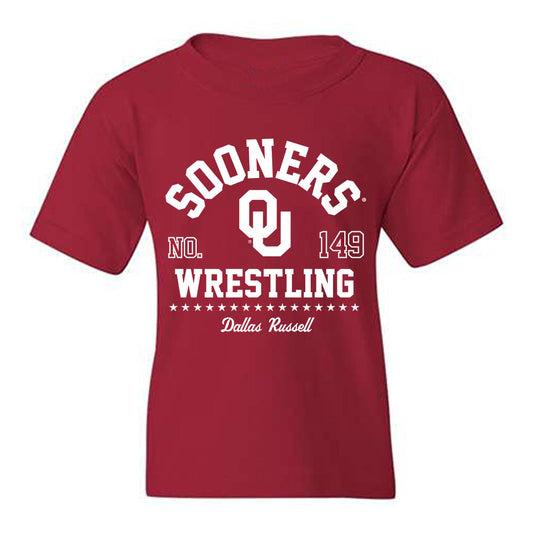 Oklahoma - NCAA Wrestling : Dallas Russell - Classic Fashion Shersey Youth T-Shirt-0
