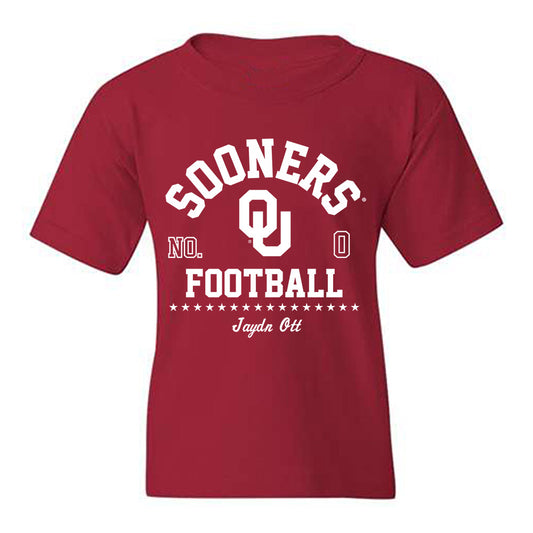 Oklahoma - NCAA Football : Jaydn Ott - Classic Fashion Shersey Youth T-Shirt-0