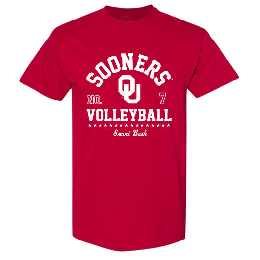Oklahoma - NCAA Women's Volleyball : Emoni Bush - Classic Fashion Shersey T-Shirt-0