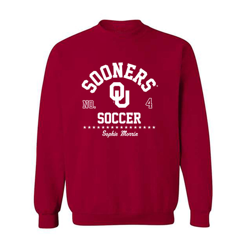 Oklahoma - NCAA Women's Soccer : Sophie Morrin - Classic Fashion Shersey Crewneck Sweatshirt-0