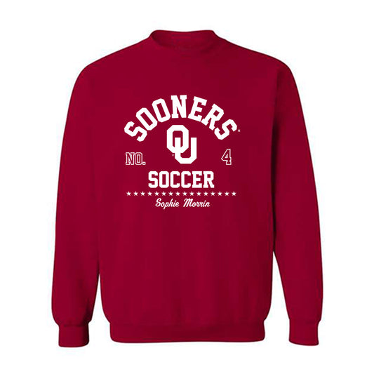 Oklahoma - NCAA Women's Soccer : Sophie Morrin - Classic Fashion Shersey Crewneck Sweatshirt-0