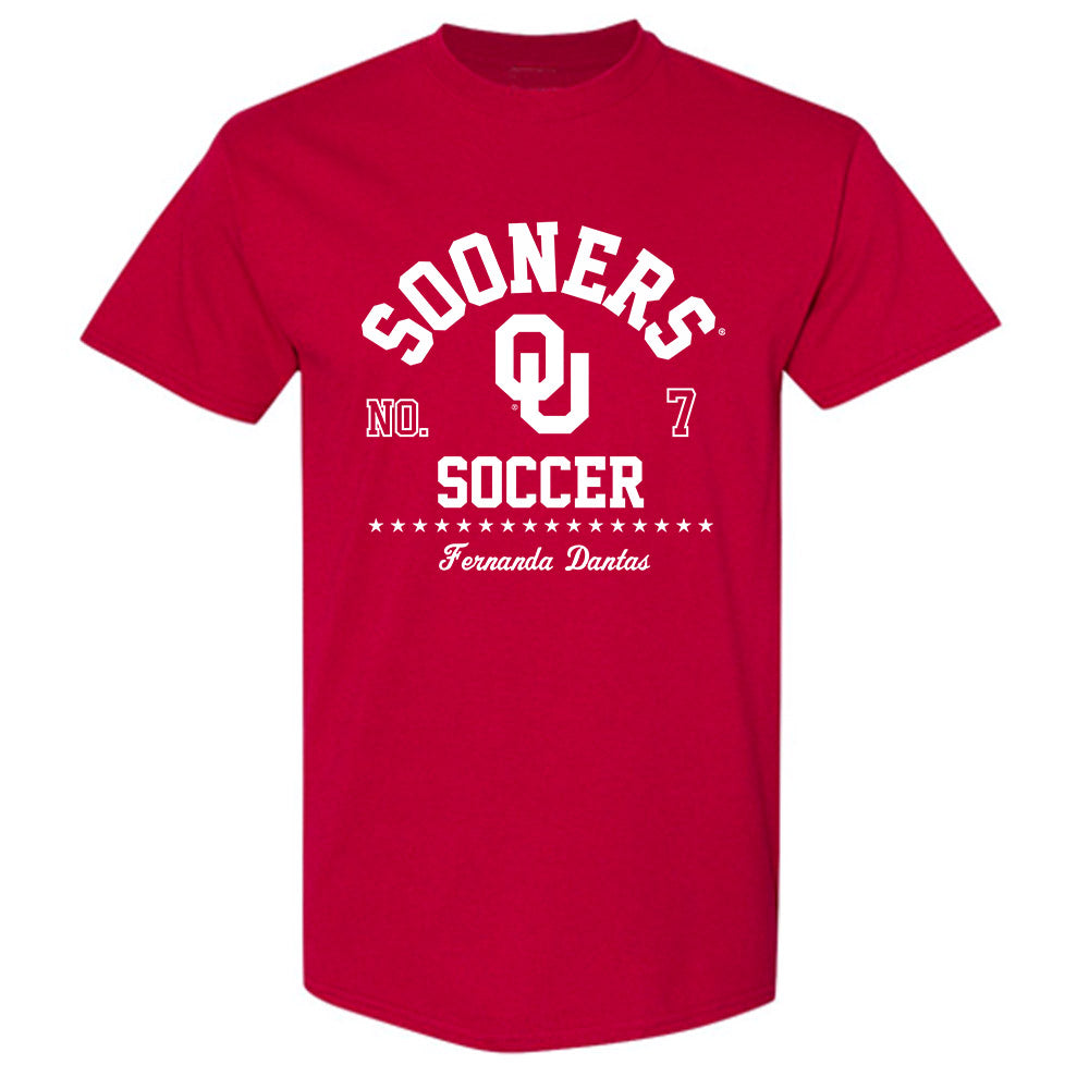 Oklahoma - NCAA Women's Soccer : Fernanda Dantas - Classic Fashion Shersey T-Shirt-0