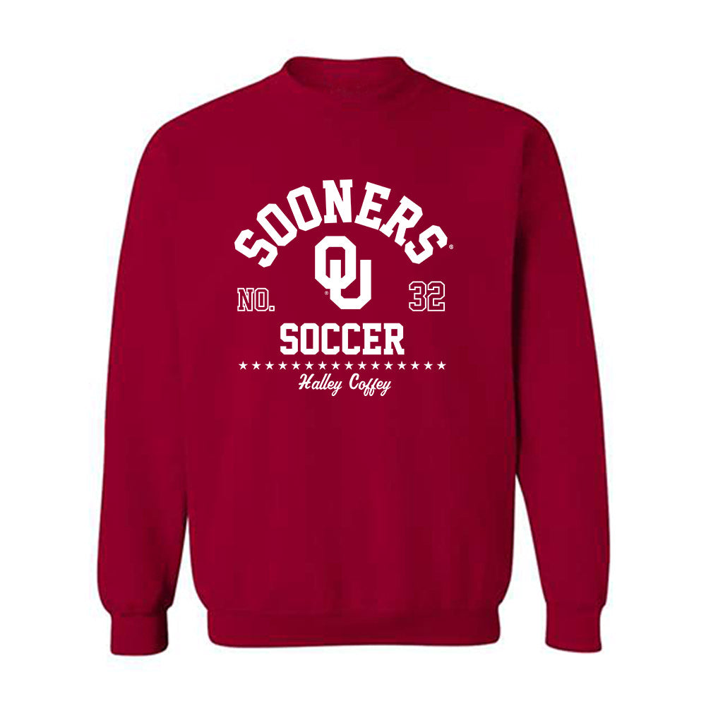 Oklahoma - NCAA Women's Soccer : Halley Coffey - Classic Fashion Shersey Crewneck Sweatshirt-0