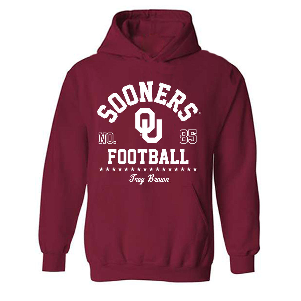 Oklahoma - NCAA Football : Trey Brown - Classic Fashion Shersey Hooded Sweatshirt-0