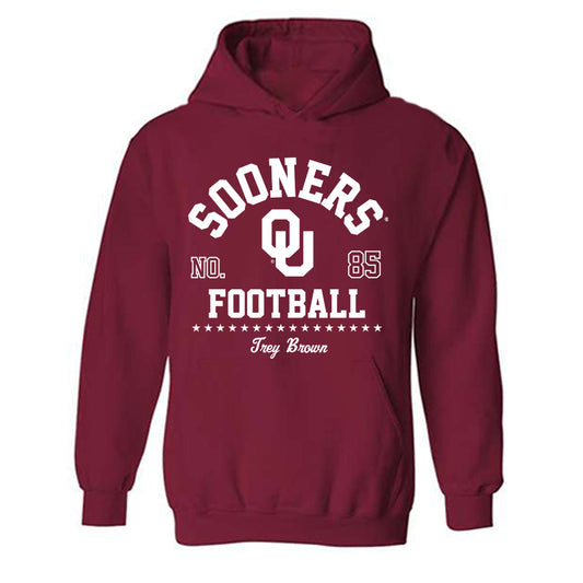 Oklahoma - NCAA Football : Trey Brown - Classic Fashion Shersey Hooded Sweatshirt-0