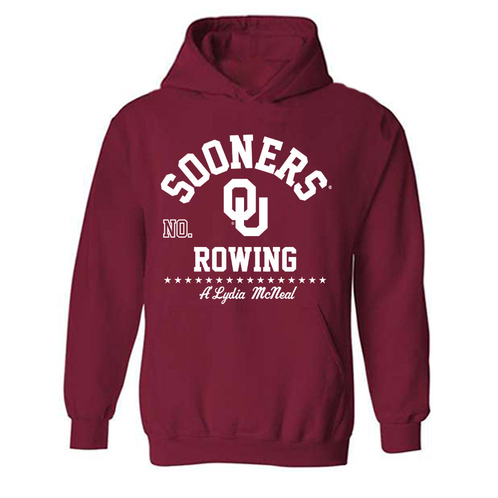 Oklahoma - NCAA Women's Rowing : A'Lydia McNeal - Classic Fashion Shersey Hooded Sweatshirt-0