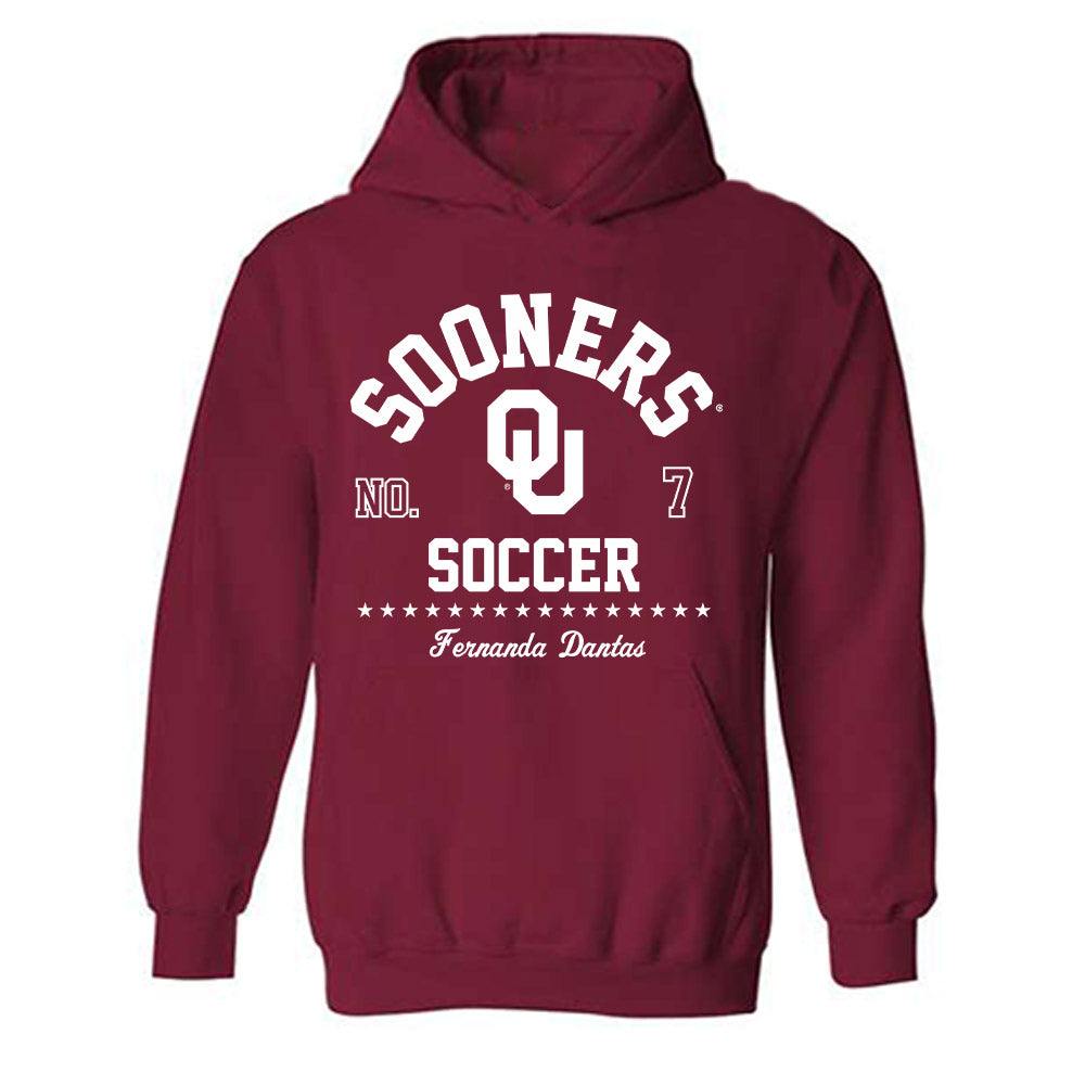 Oklahoma - NCAA Women's Soccer : Fernanda Dantas - Classic Fashion Shersey Hooded Sweatshirt-0