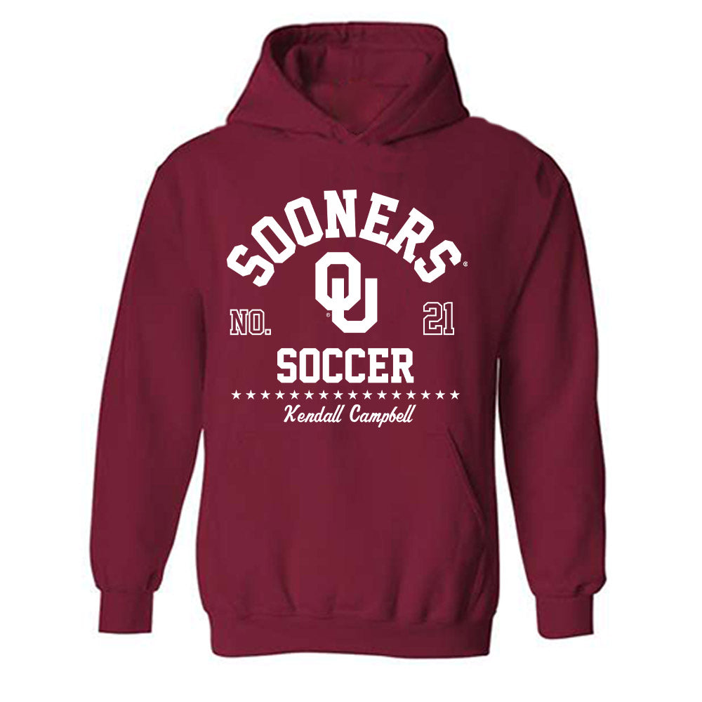 Oklahoma - NCAA Women's Soccer : Kendall Campbell - Classic Fashion Shersey Hooded Sweatshirt-0
