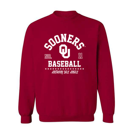 Oklahoma - NCAA Baseball : ANTHONY DEL ANGEL - Classic Fashion Shersey Crewneck Sweatshirt-0