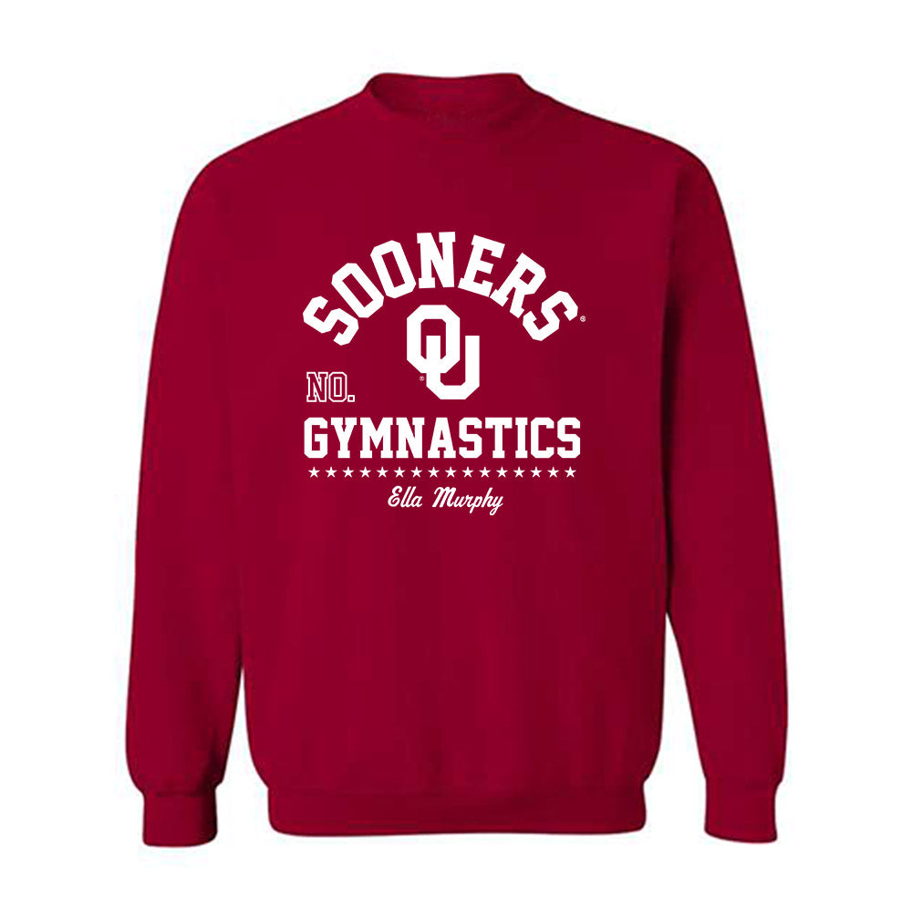 Oklahoma - NCAA Women's Gymnastics : Ella Murphy - Classic Fashion Shersey Crewneck Sweatshirt-0