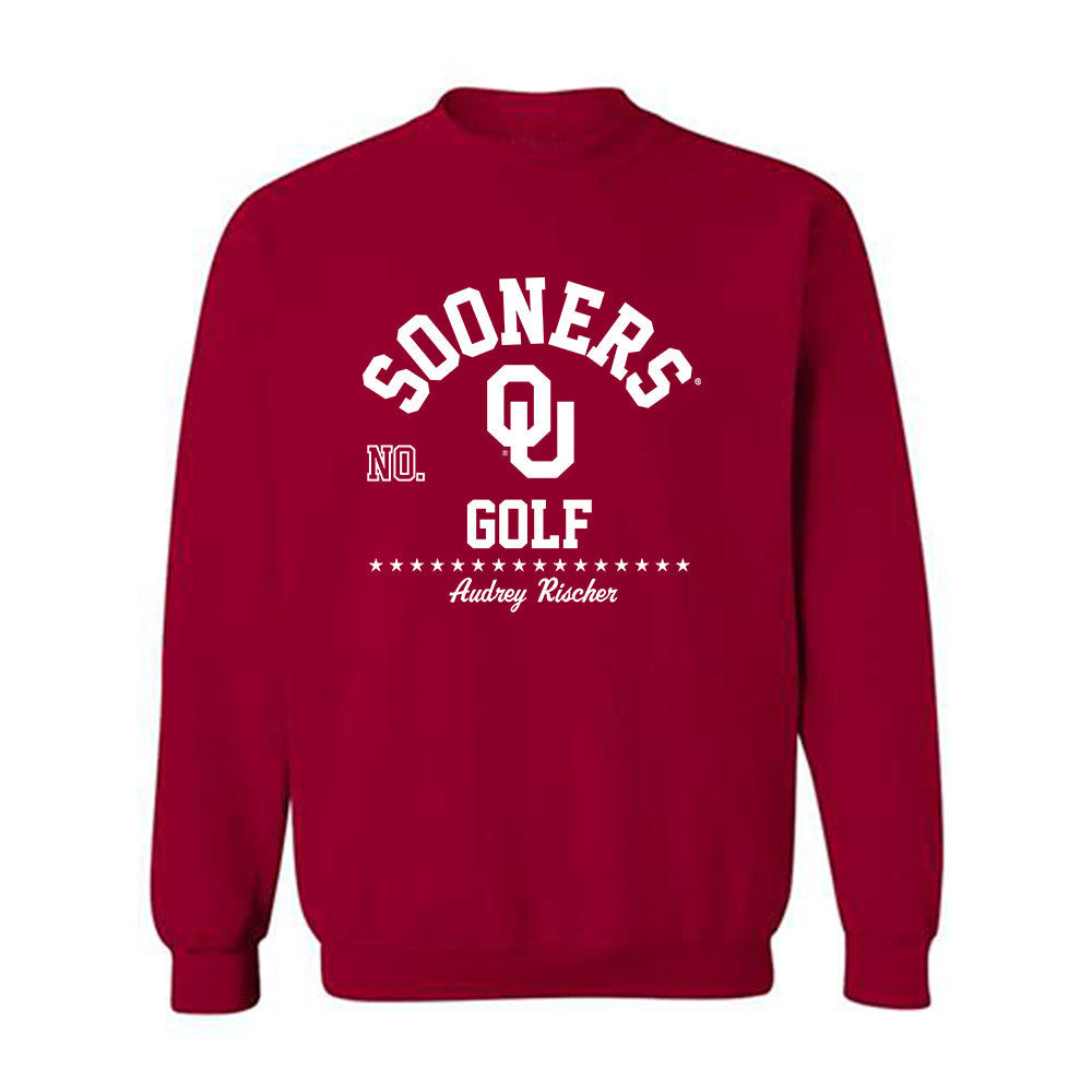 Oklahoma - NCAA Women's Golf : Audrey Rischer - Classic Fashion Shersey Crewneck Sweatshirt-0