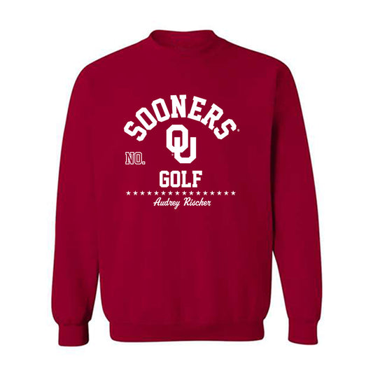 Oklahoma - NCAA Women's Golf : Audrey Rischer - Classic Fashion Shersey Crewneck Sweatshirt-0