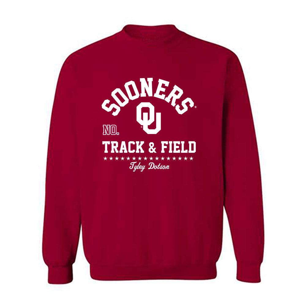 Oklahoma - NCAA Women's Track & Field : Tyley Dotson - Classic Fashion Shersey Crewneck Sweatshirt-0