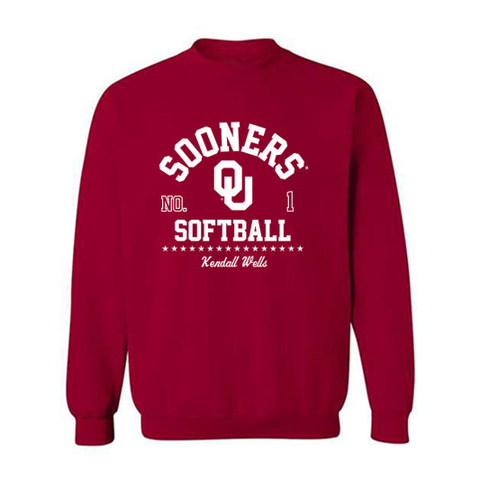 Oklahoma - NCAA Softball : Kendall Wells - Classic Fashion Shersey Crewneck Sweatshirt-0
