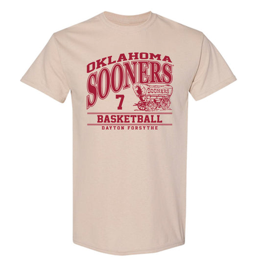 Oklahoma - NCAA Men's Basketball : Dayton Forsythe - Classic Fashion Shersey T-Shirt-0