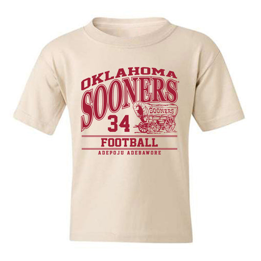 Oklahoma - NCAA Football : Adepoju Adebawore - Classic Fashion Shersey Youth T-Shirt-0