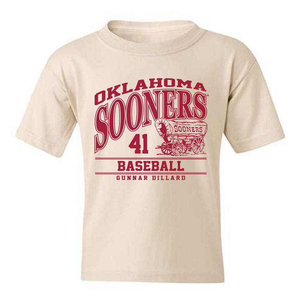 Oklahoma - NCAA Baseball : Gunnar Dillard - Classic Fashion Shersey Youth T-Shirt-0